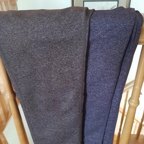 Set of 2 leggings (Brown and Purple) - Picture 1 of 7